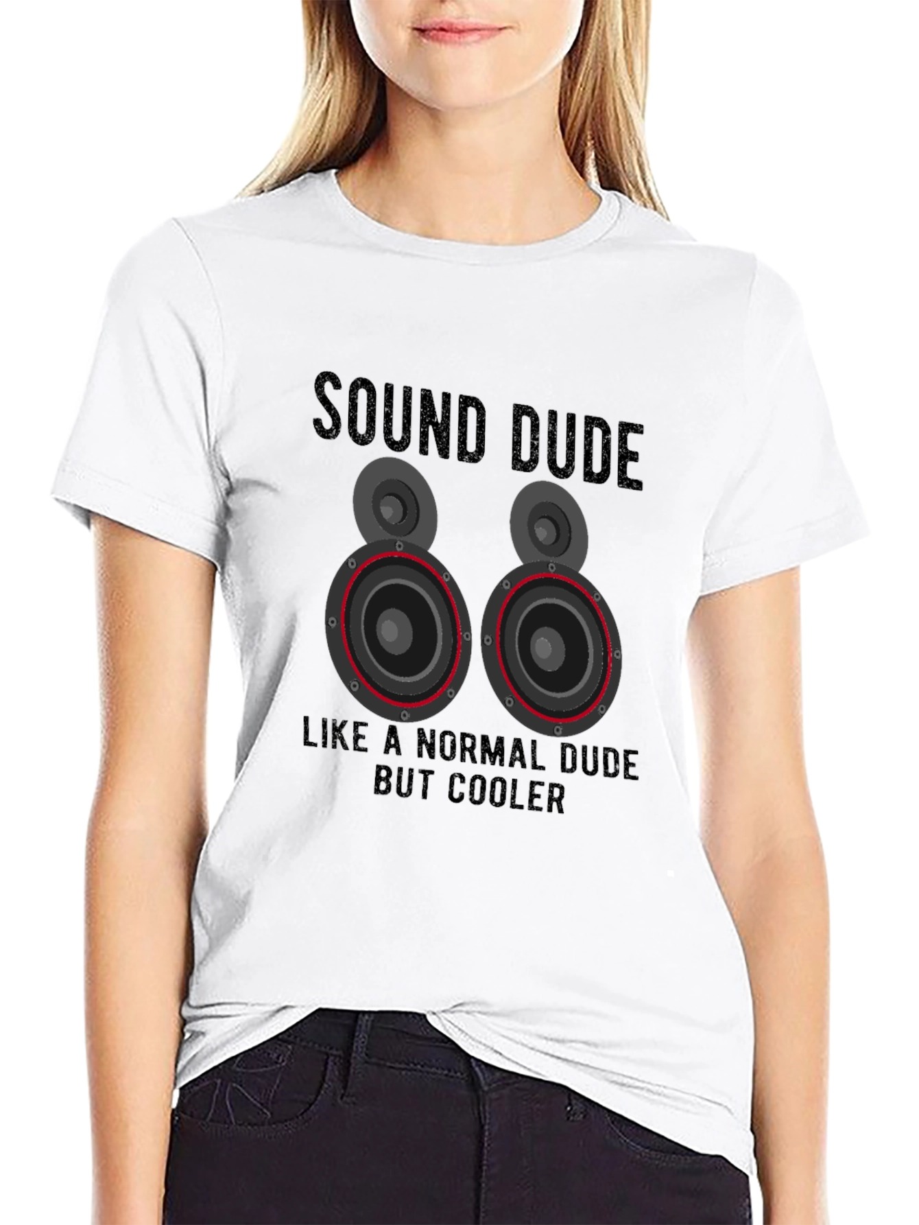 Sound Dude Graphic T-Shirt - Cool Speaker Design