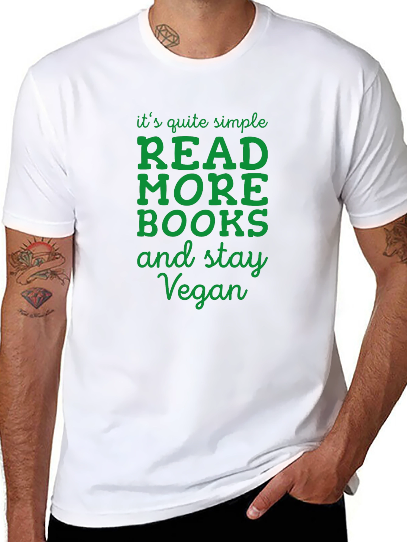 Read More Books Vegan Graphic Tee