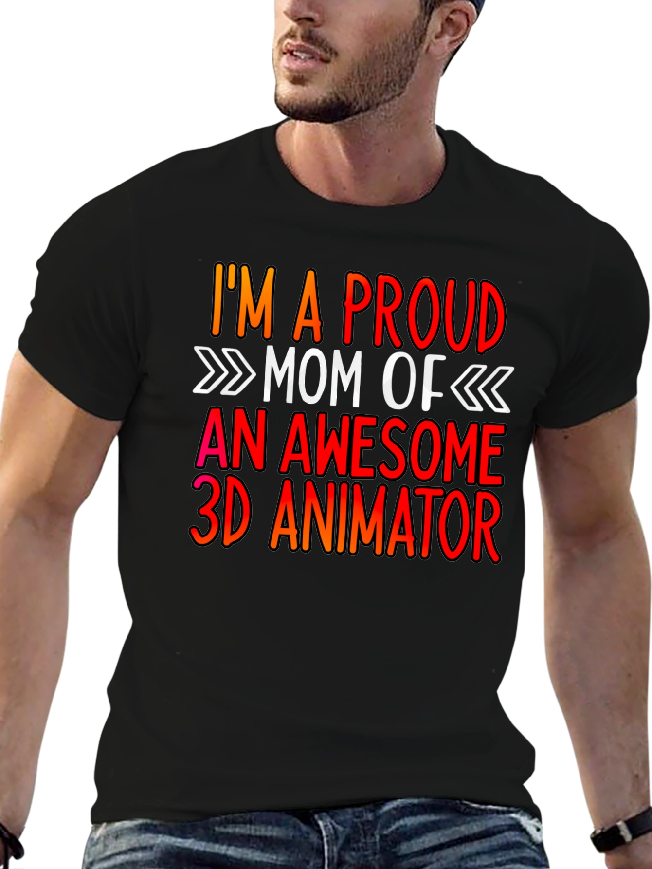 Proud Mom of a 3D Animator Graphic Tee