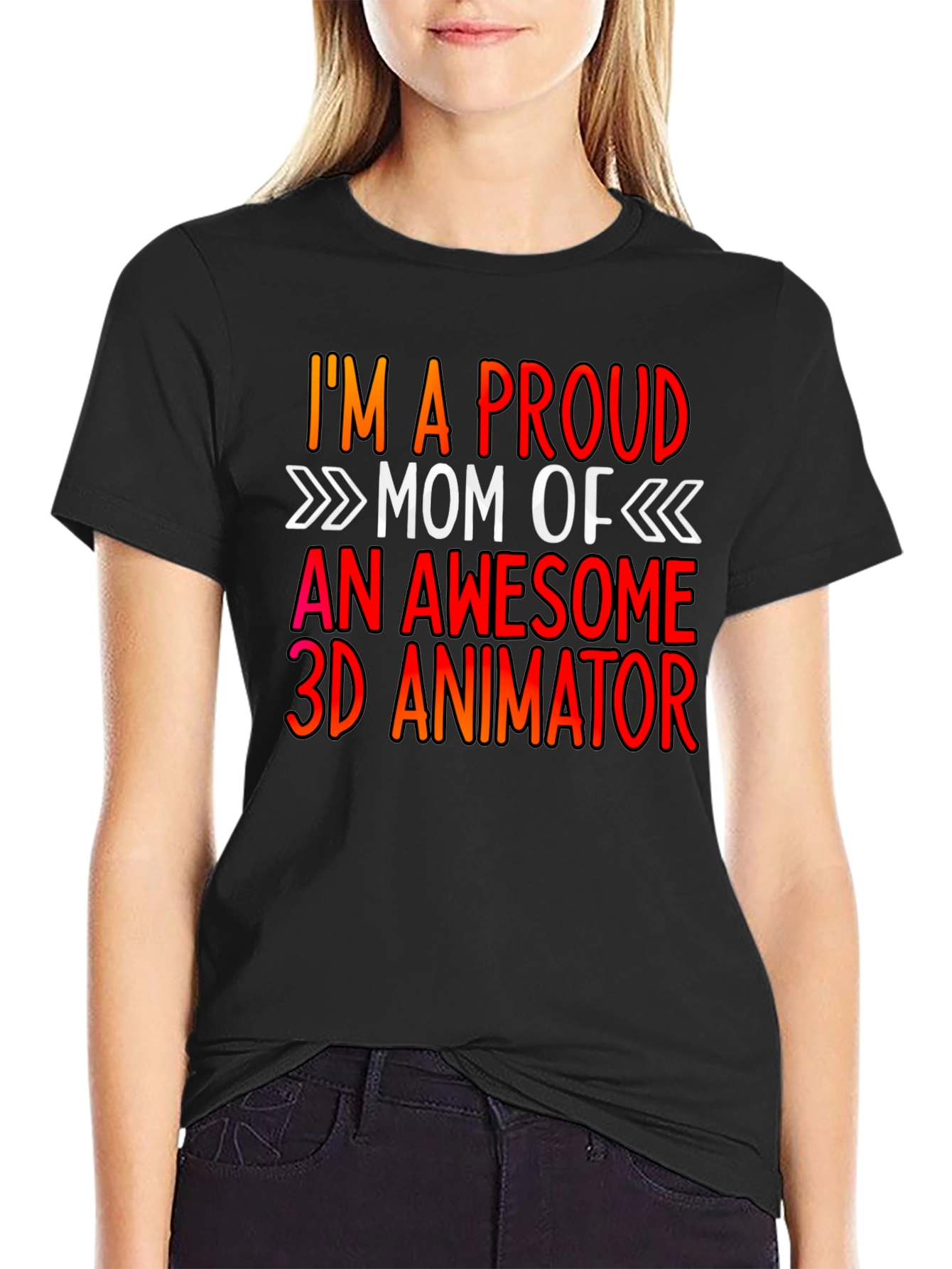 Proud Mom of a 3D Animator Graphic Tee