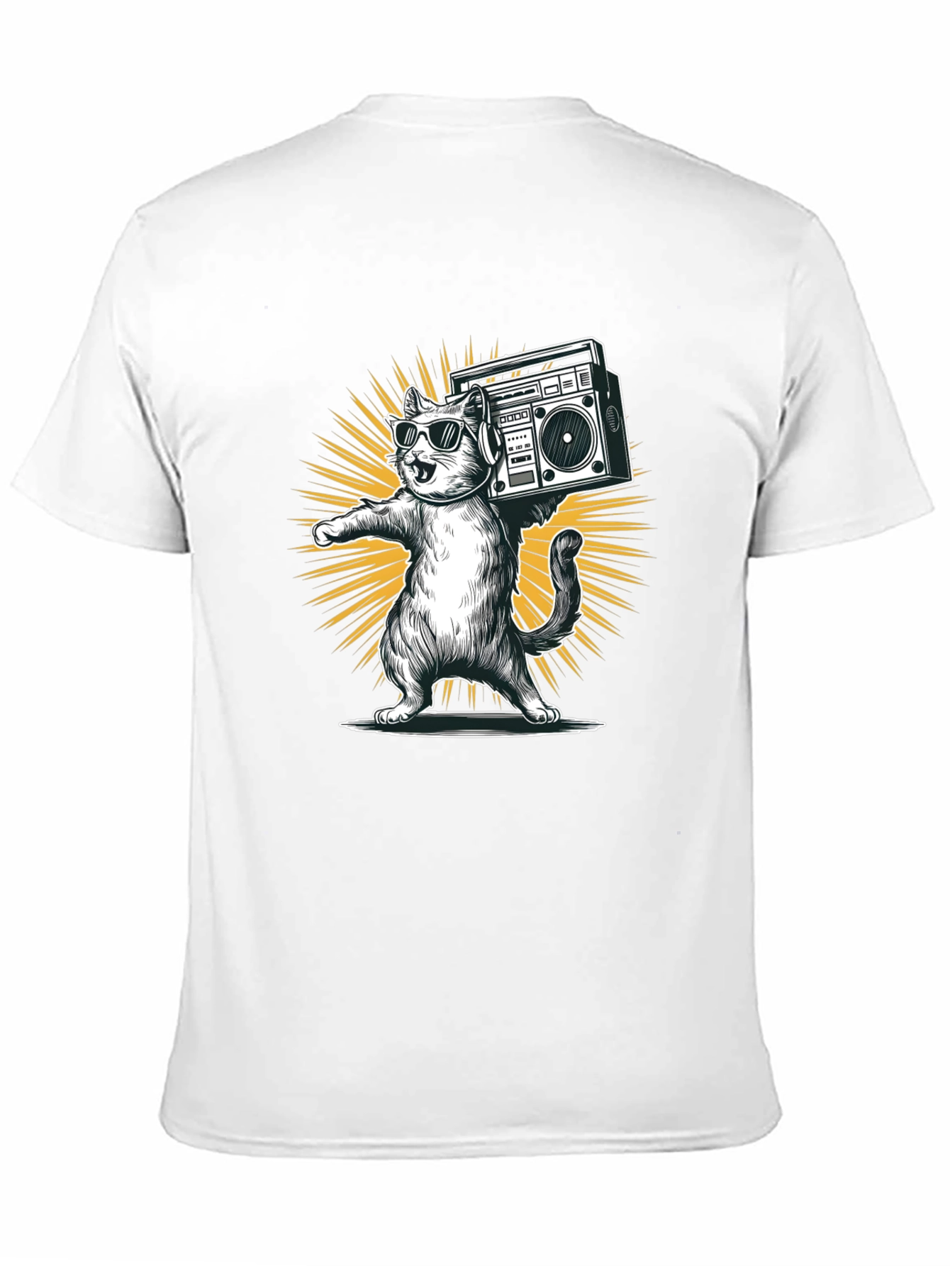 Cool Cat Boombox Graphic Tee