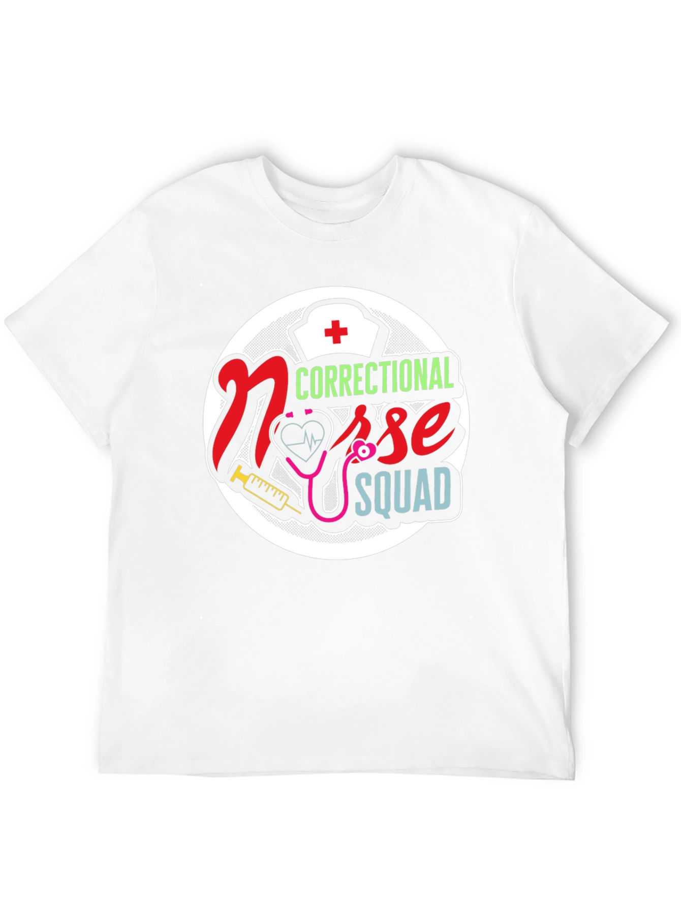 Correctional Nurse Squad Graphic T-Shirt