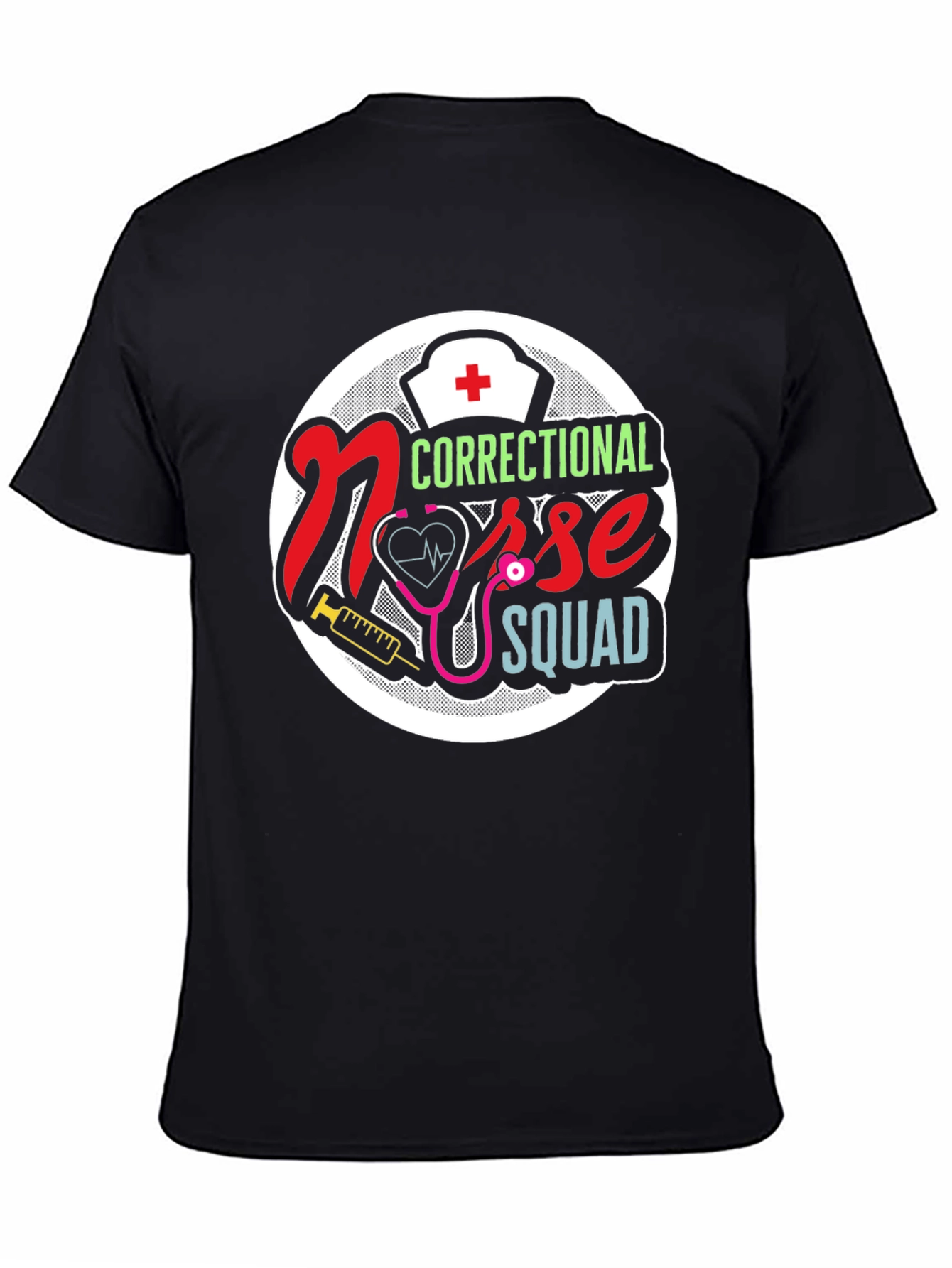 Correctional Nurse Squad Graphic T-Shirt