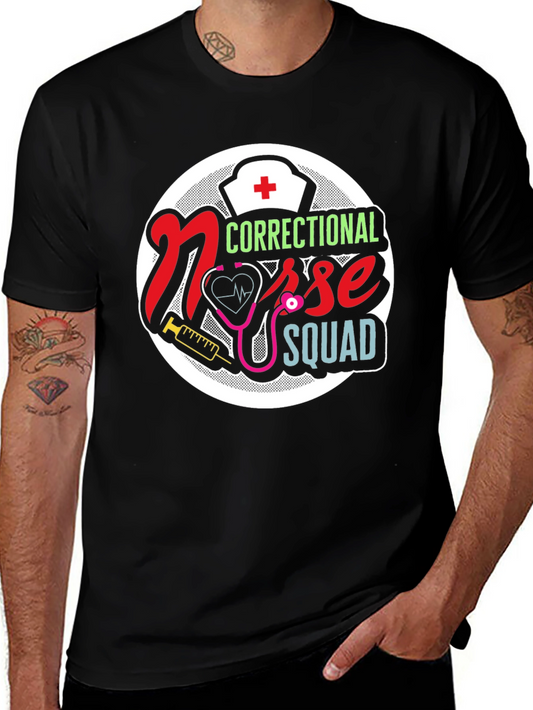 Correctional Nurse Squad Graphic T-Shirt