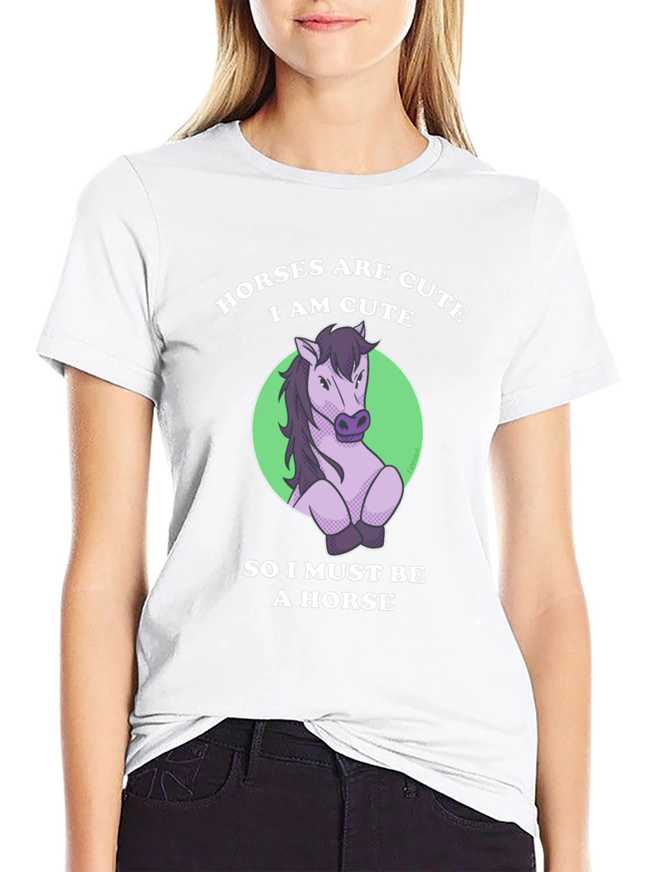 Cute Horse T-Shirt - Funny Animal Lover Tee