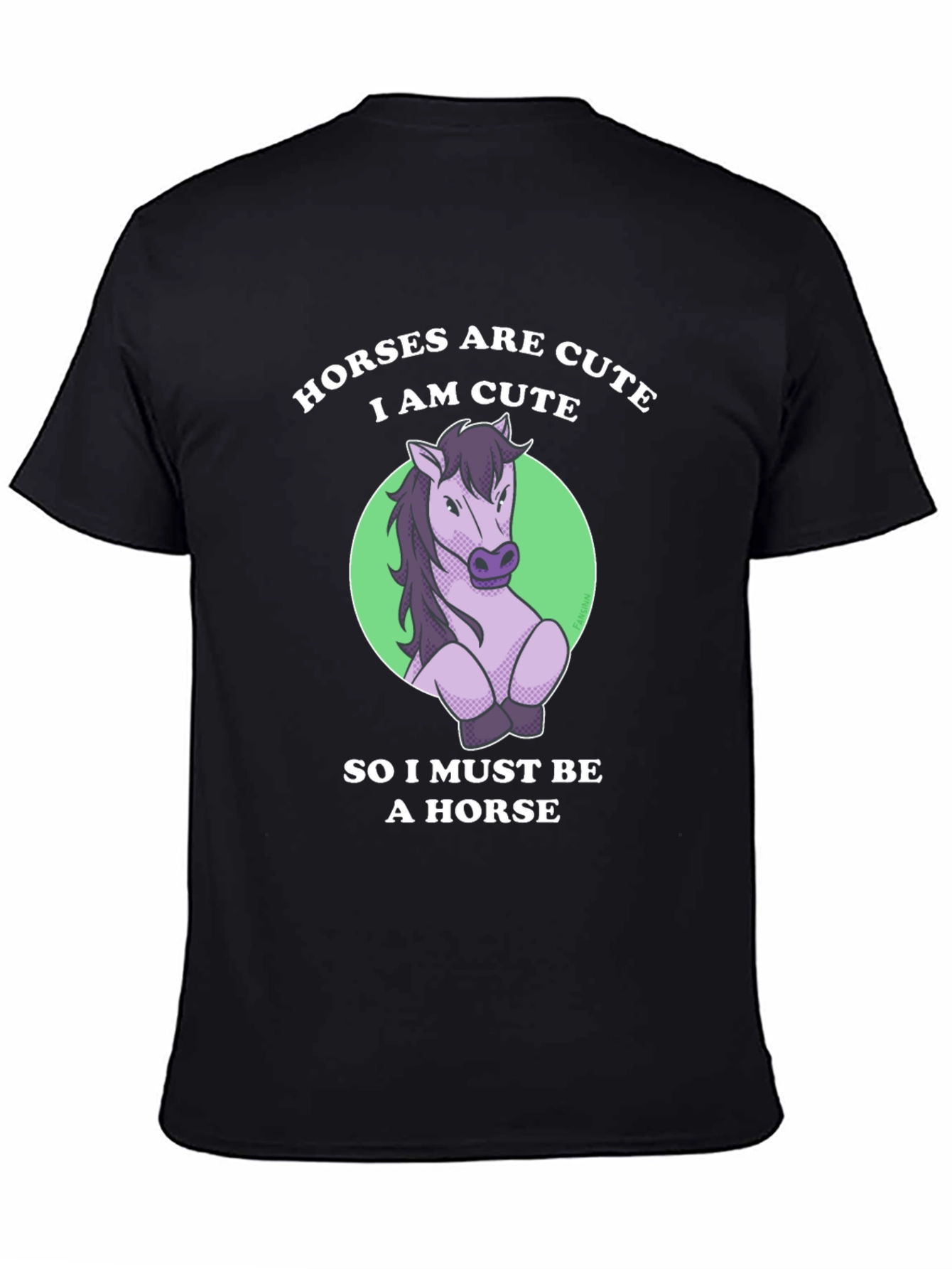 Cute Horse T-Shirt - Funny Animal Lover Tee