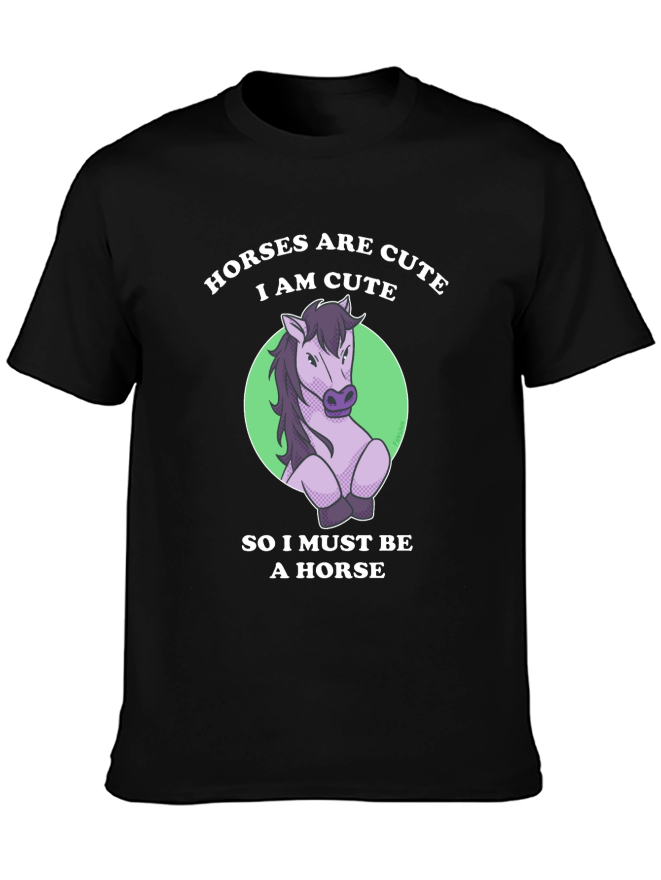 Cute Horse T-Shirt - Funny Animal Lover Tee