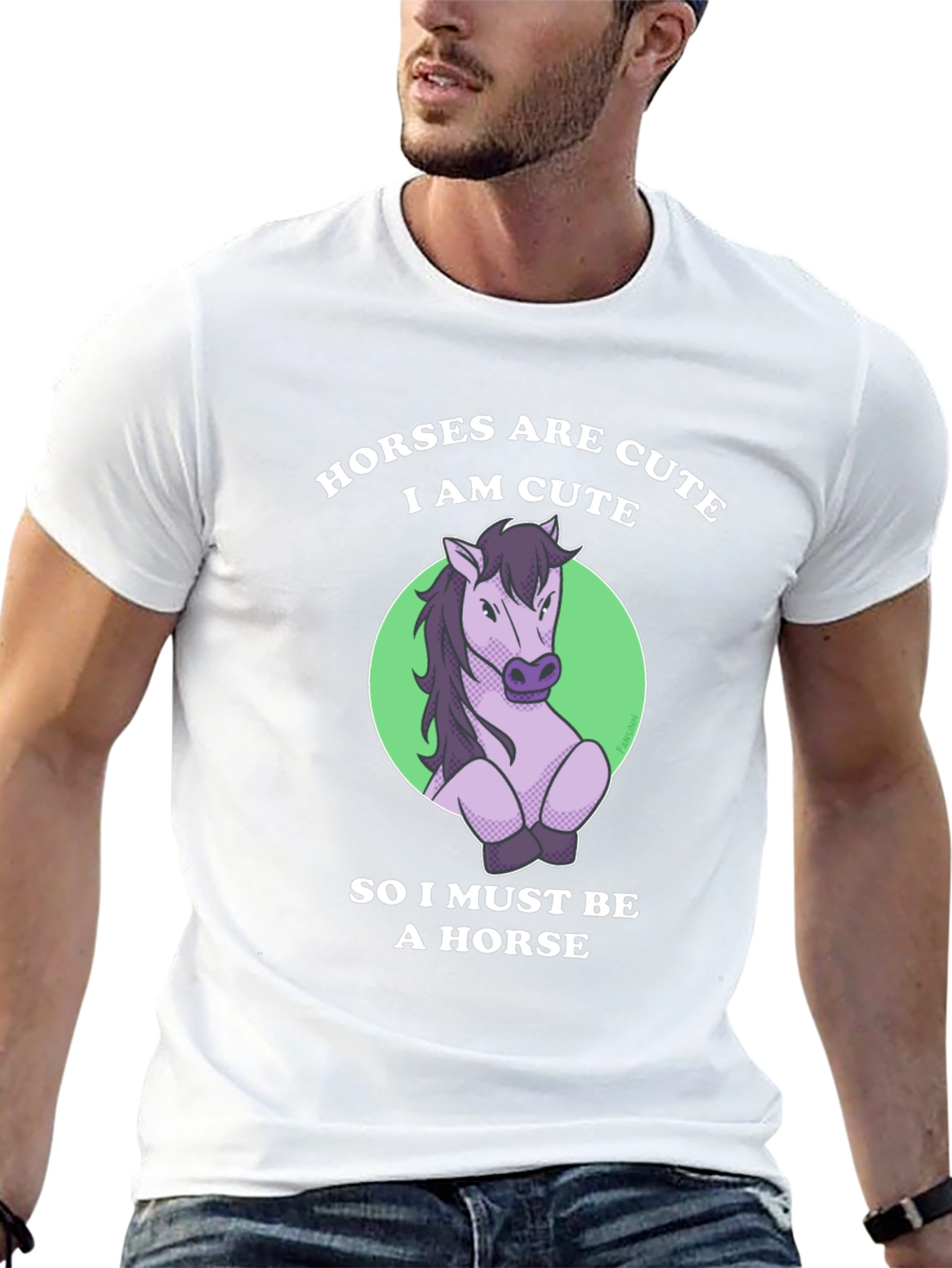 Cute Horse T-Shirt - Funny Animal Lover Tee