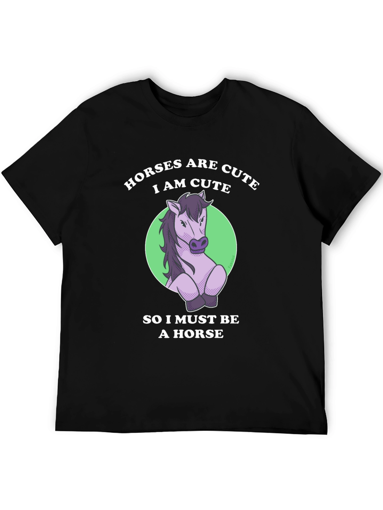 Cute Horse T-Shirt - Funny Animal Lover Tee