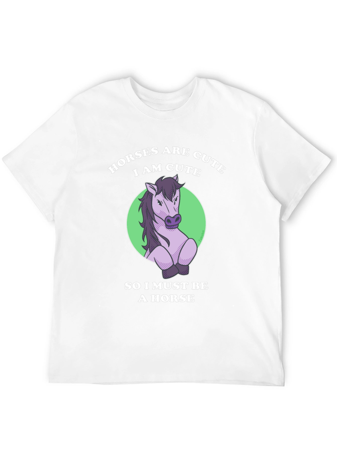 Cute Horse T-Shirt - Funny Animal Lover Tee