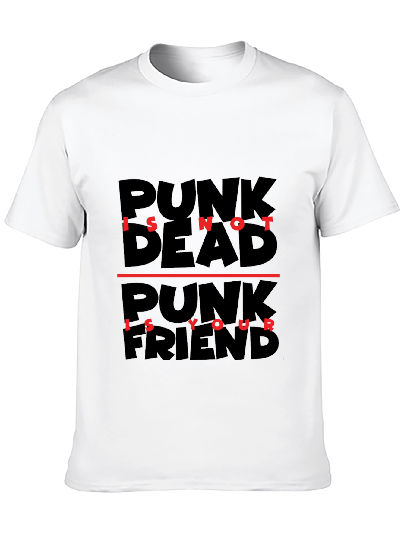 Punk Is Not Dead T-Shirt - Black Graphic Tee