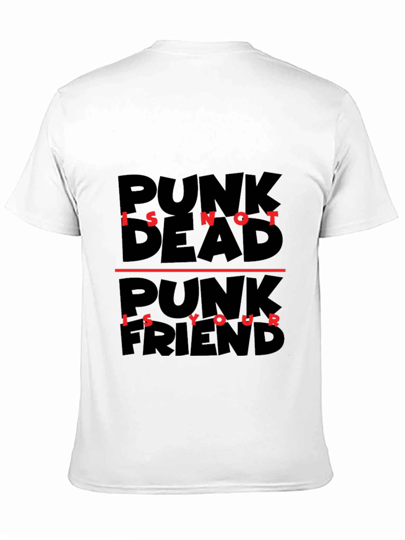 Punk Is Not Dead T-Shirt - Black Graphic Tee