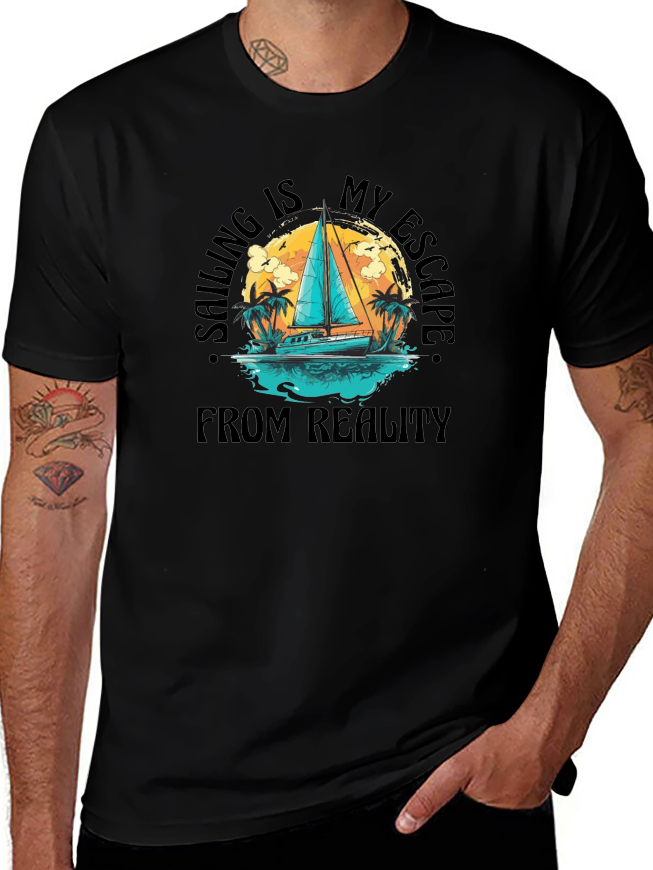 Sailing Escape T-Shirt: Relax on the Water