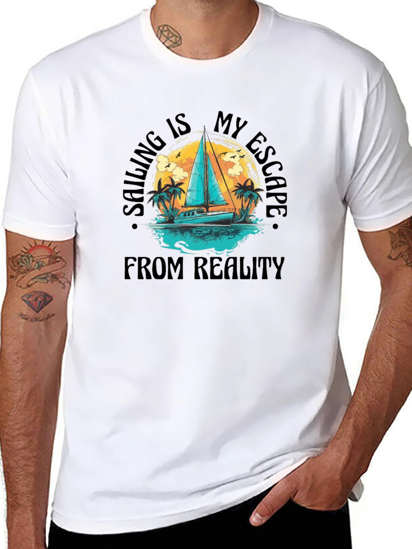 Sailing Escape T-Shirt: Relax on the Water