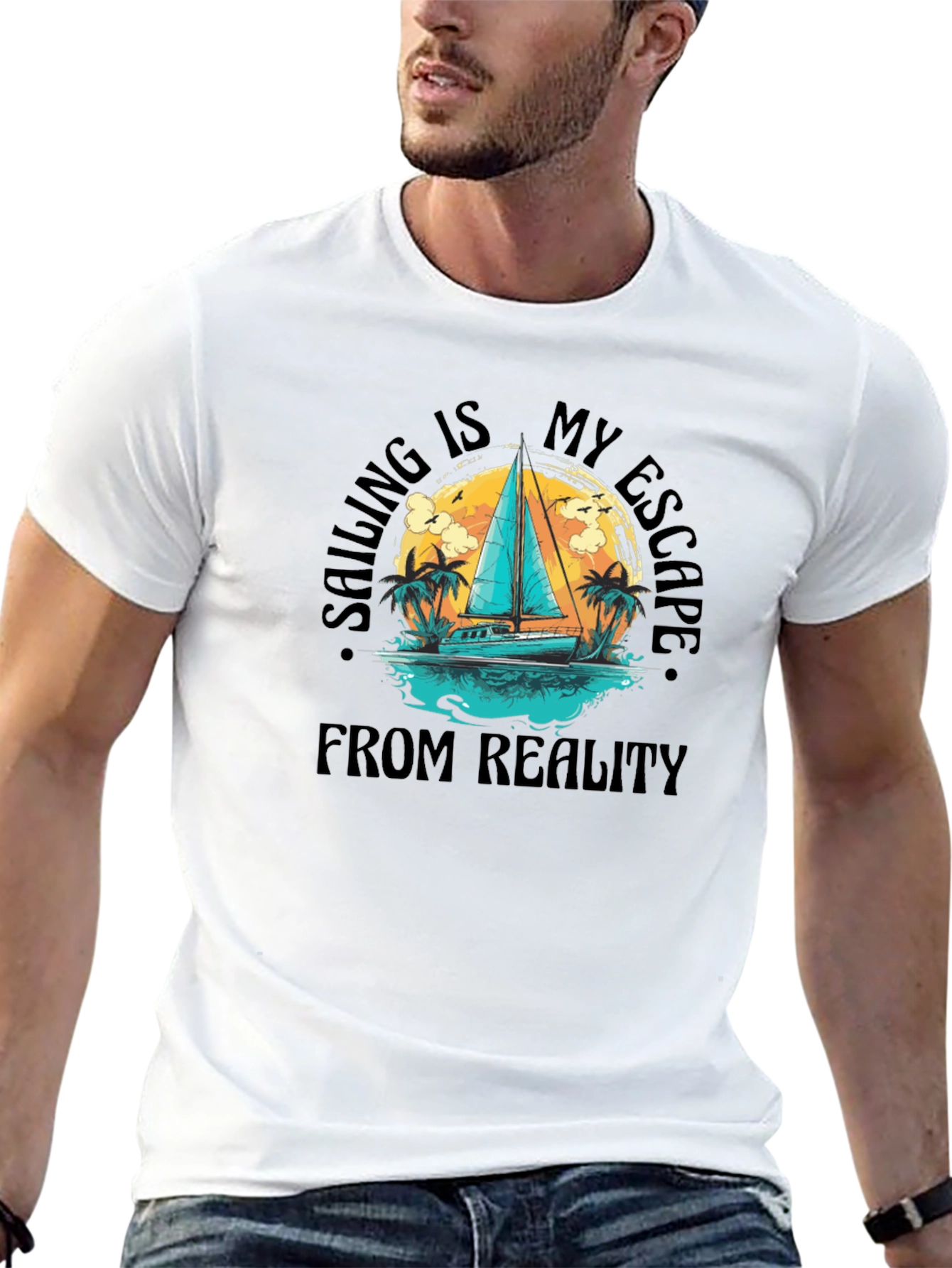 Sailing Escape T-Shirt: Relax on the Water