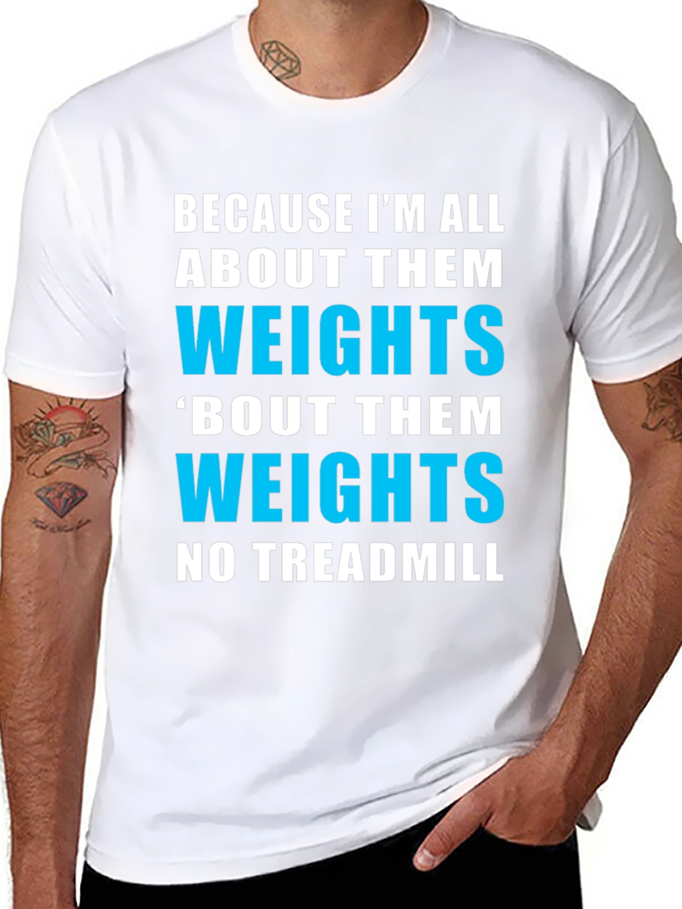 Weightlifting Gym T-Shirt - Funny Fitness Apparel
