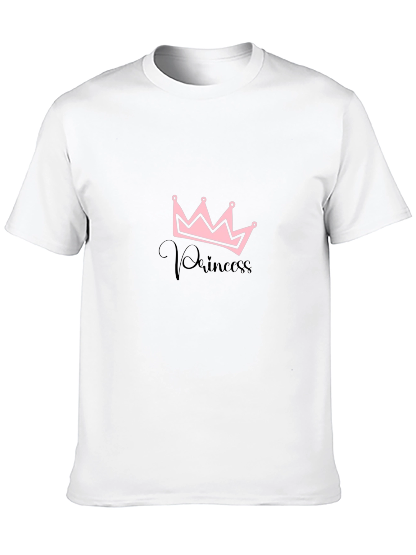 Princess Crown Black T-Shirt