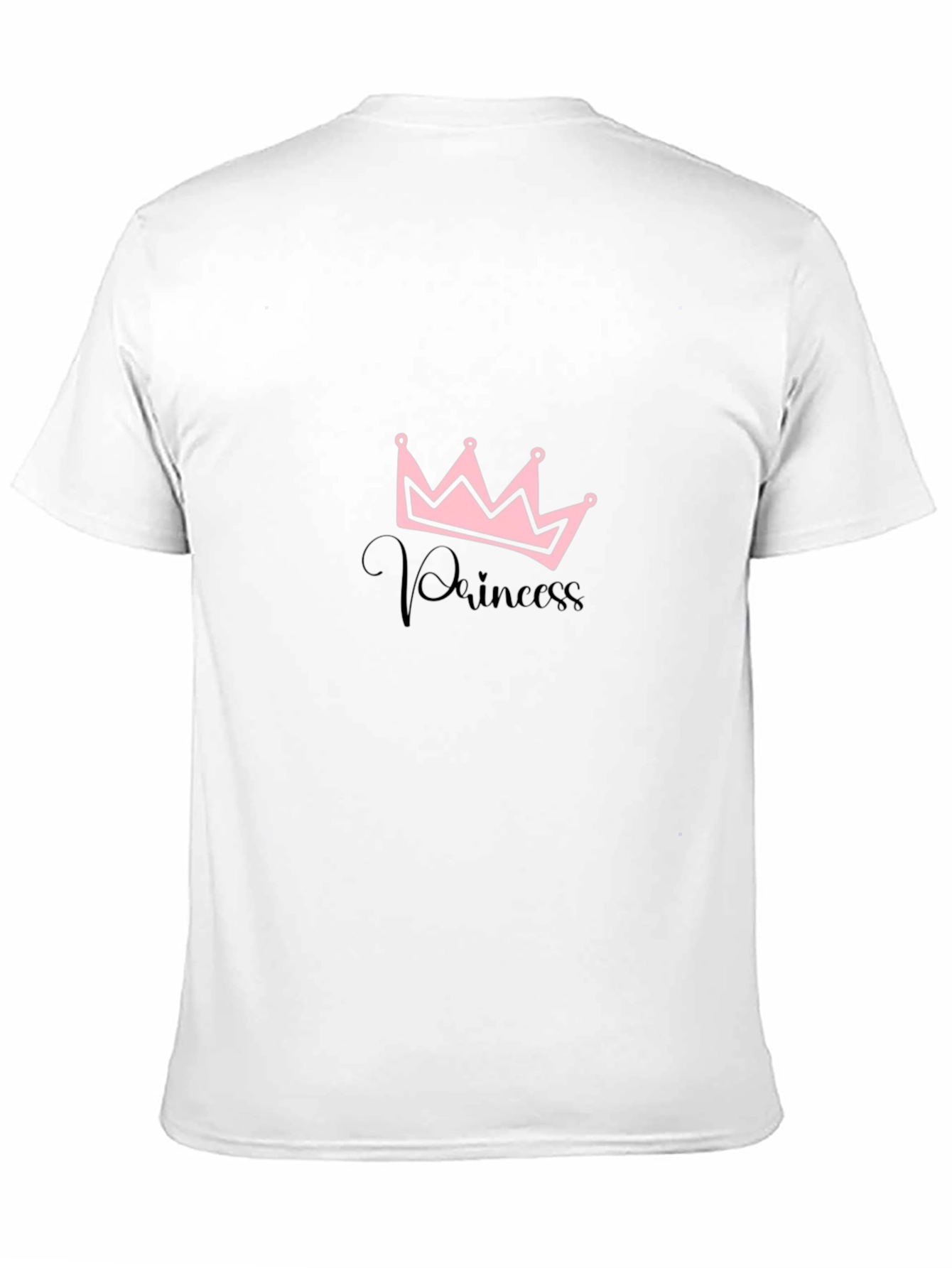 Princess Crown Black T-Shirt