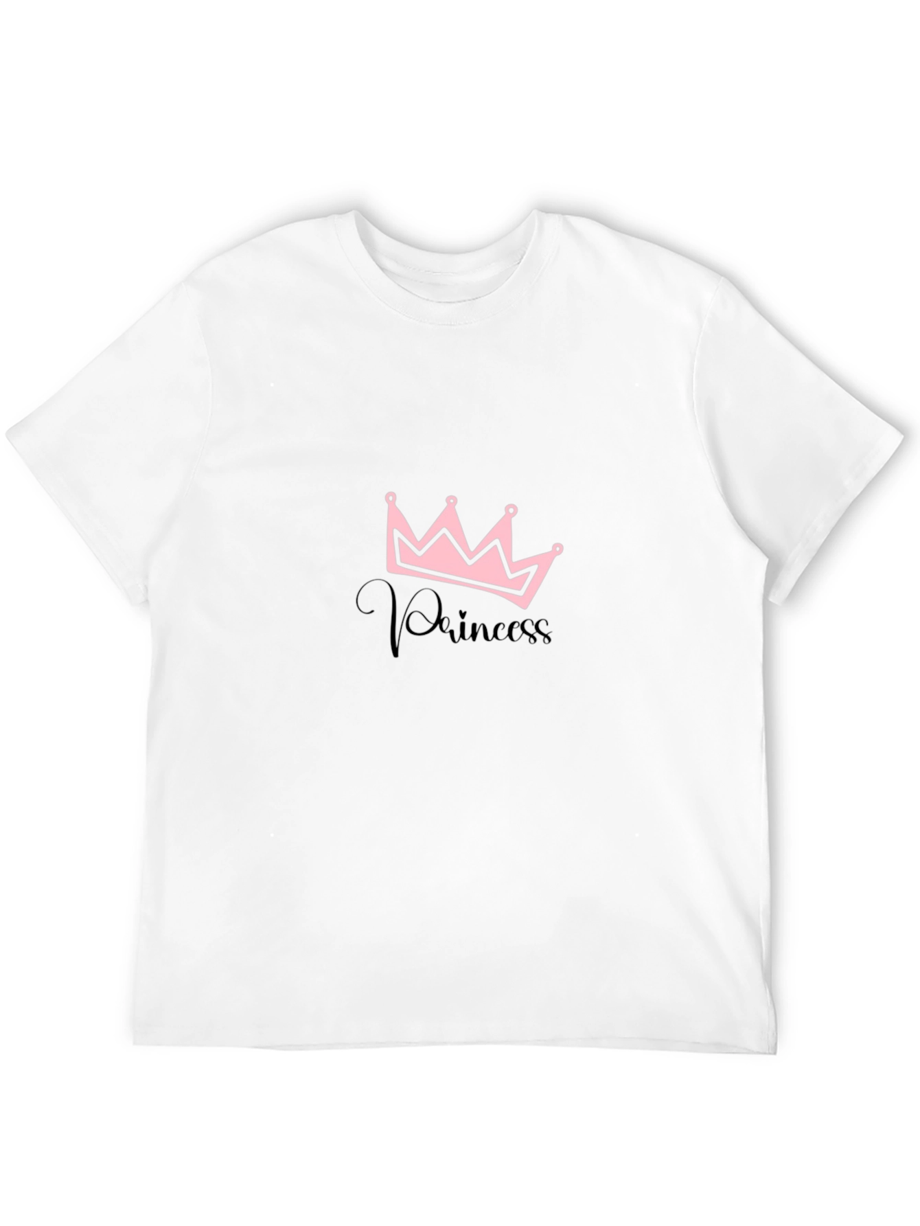 Princess Crown Black T-Shirt