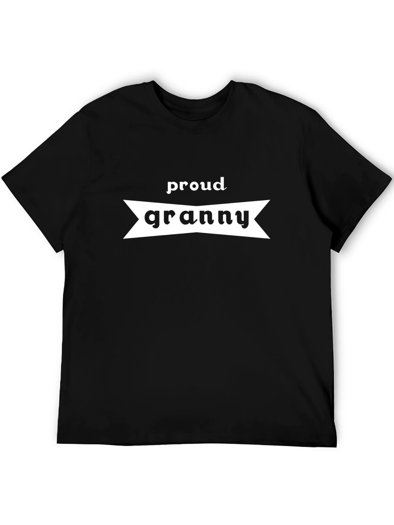 Proud Granny T-Shirt - Black Cotton Tee