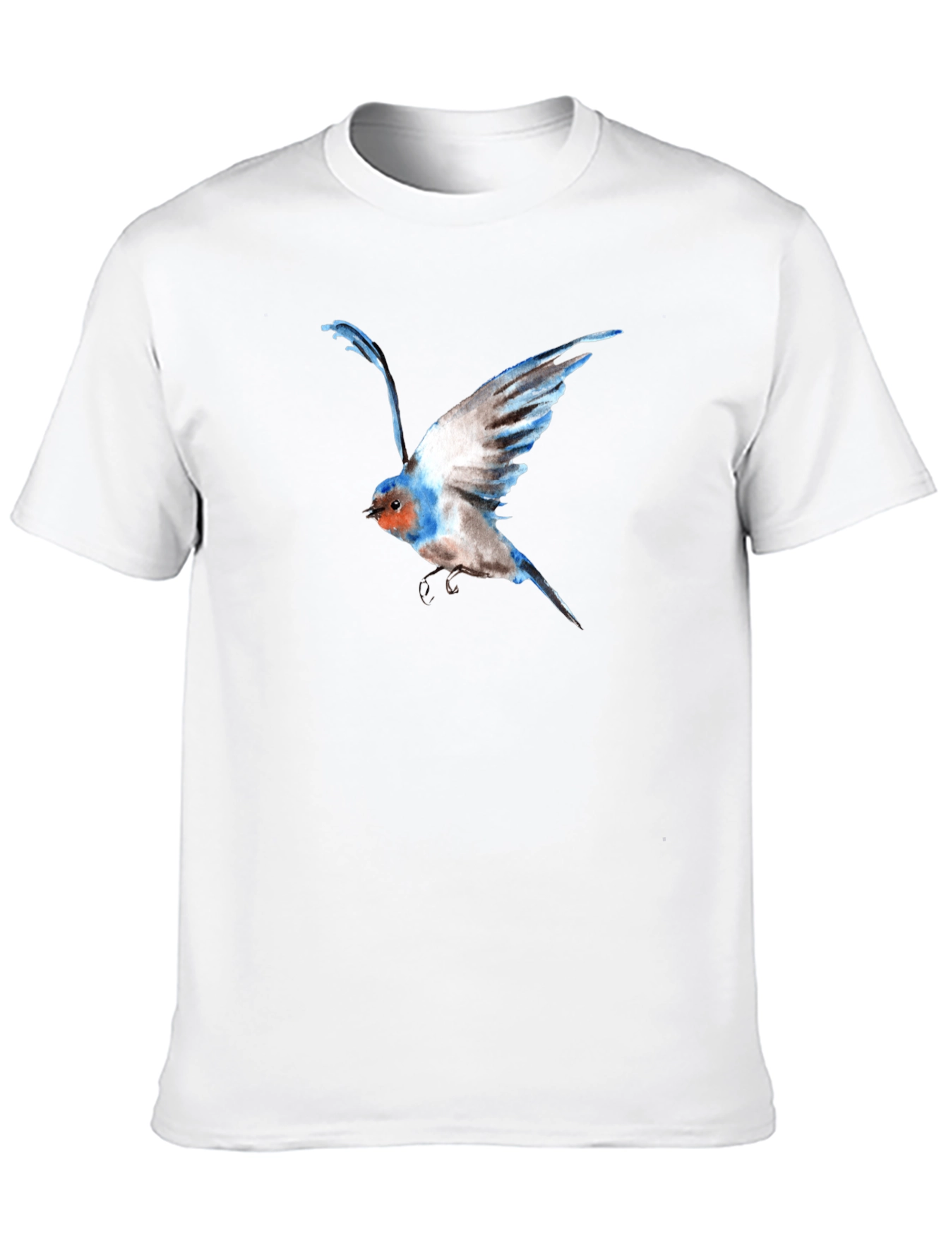 Bird Graphic Black T-Shirt