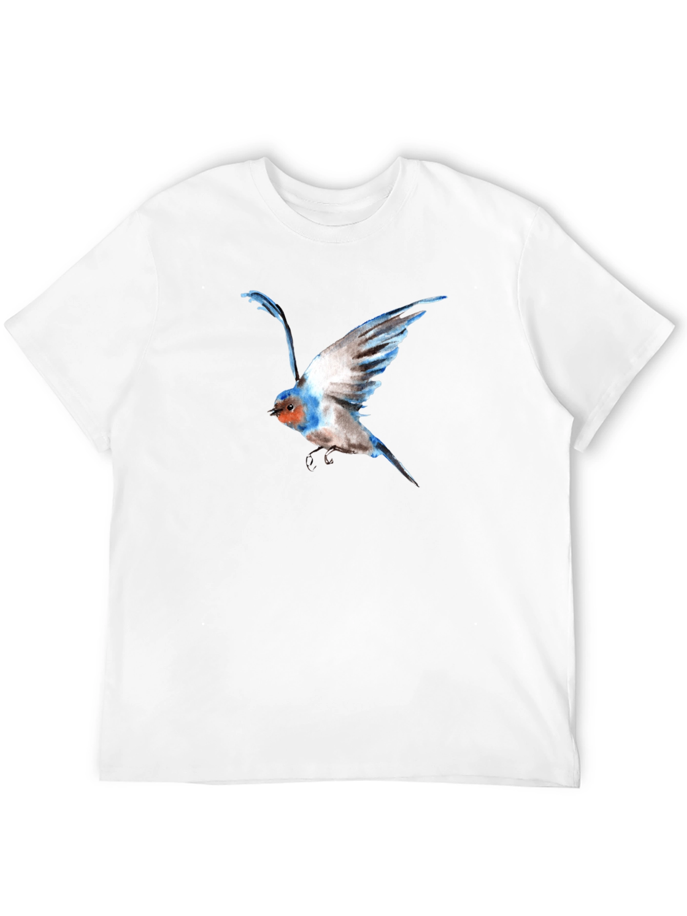 Bird Graphic Black T-Shirt