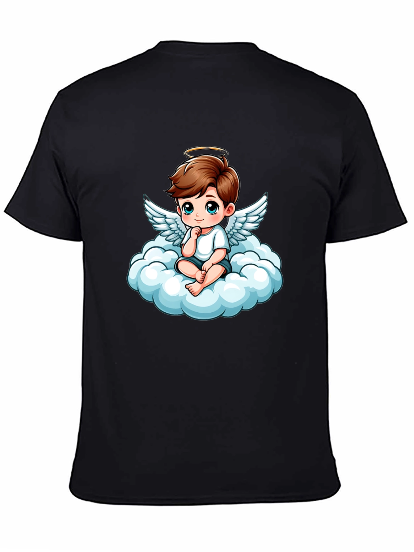 Angel Baby on Cloud T-Shirt - Soft Cotton