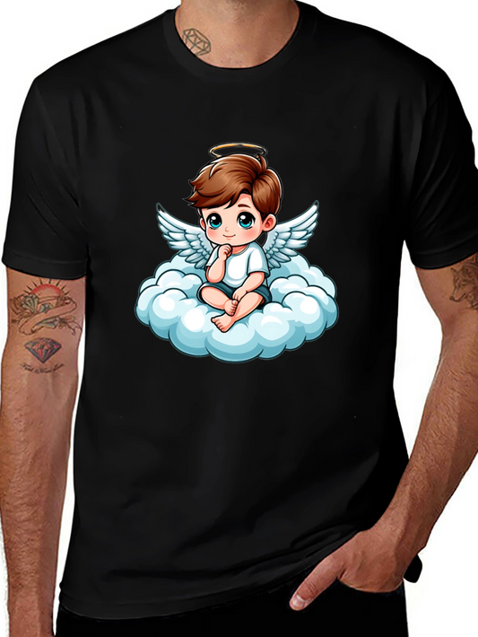Angel Baby on Cloud T-Shirt - Soft Cotton