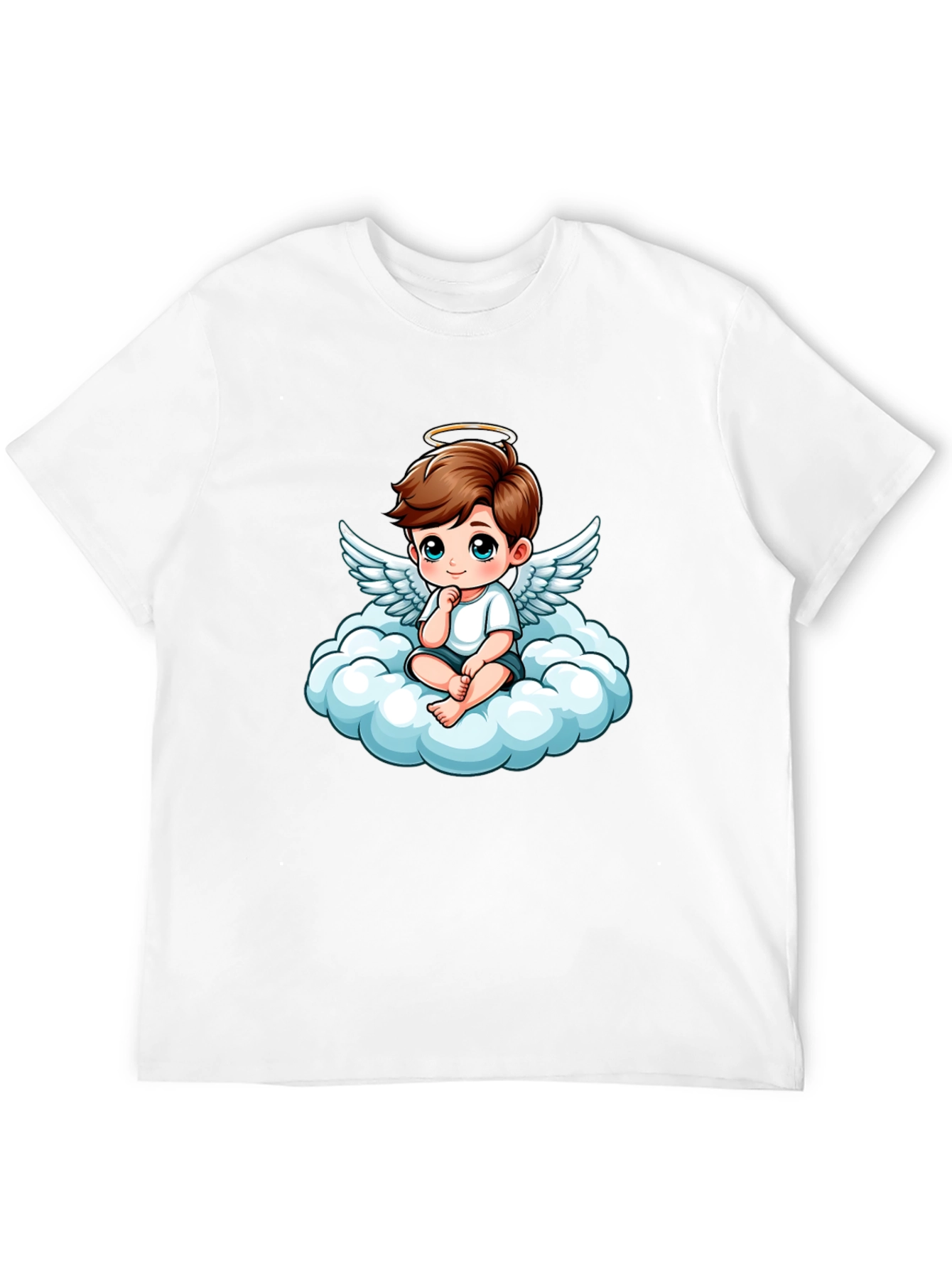 Angel Baby on Cloud T-Shirt - Soft Cotton