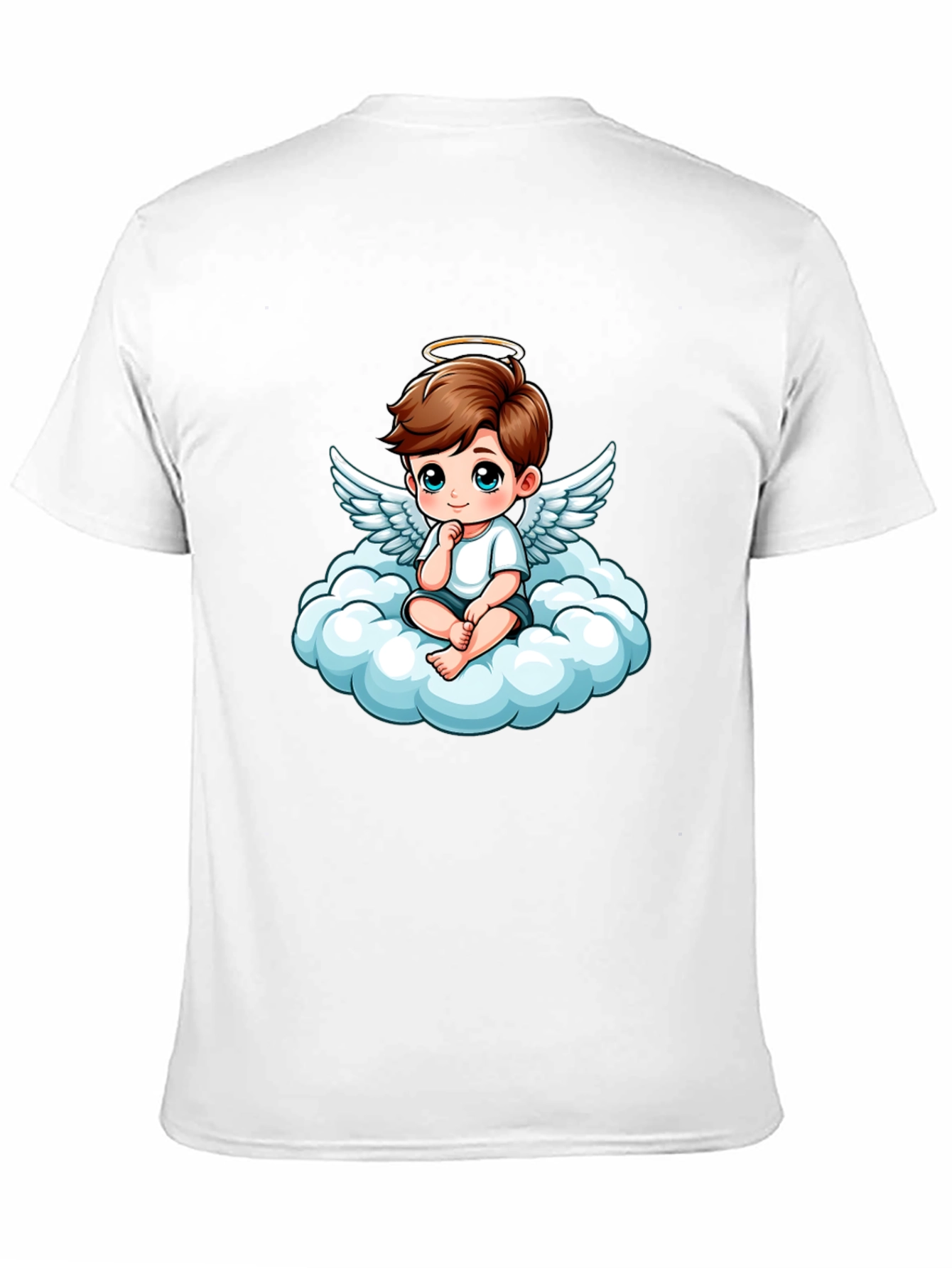 Angel Baby on Cloud T-Shirt - Soft Cotton