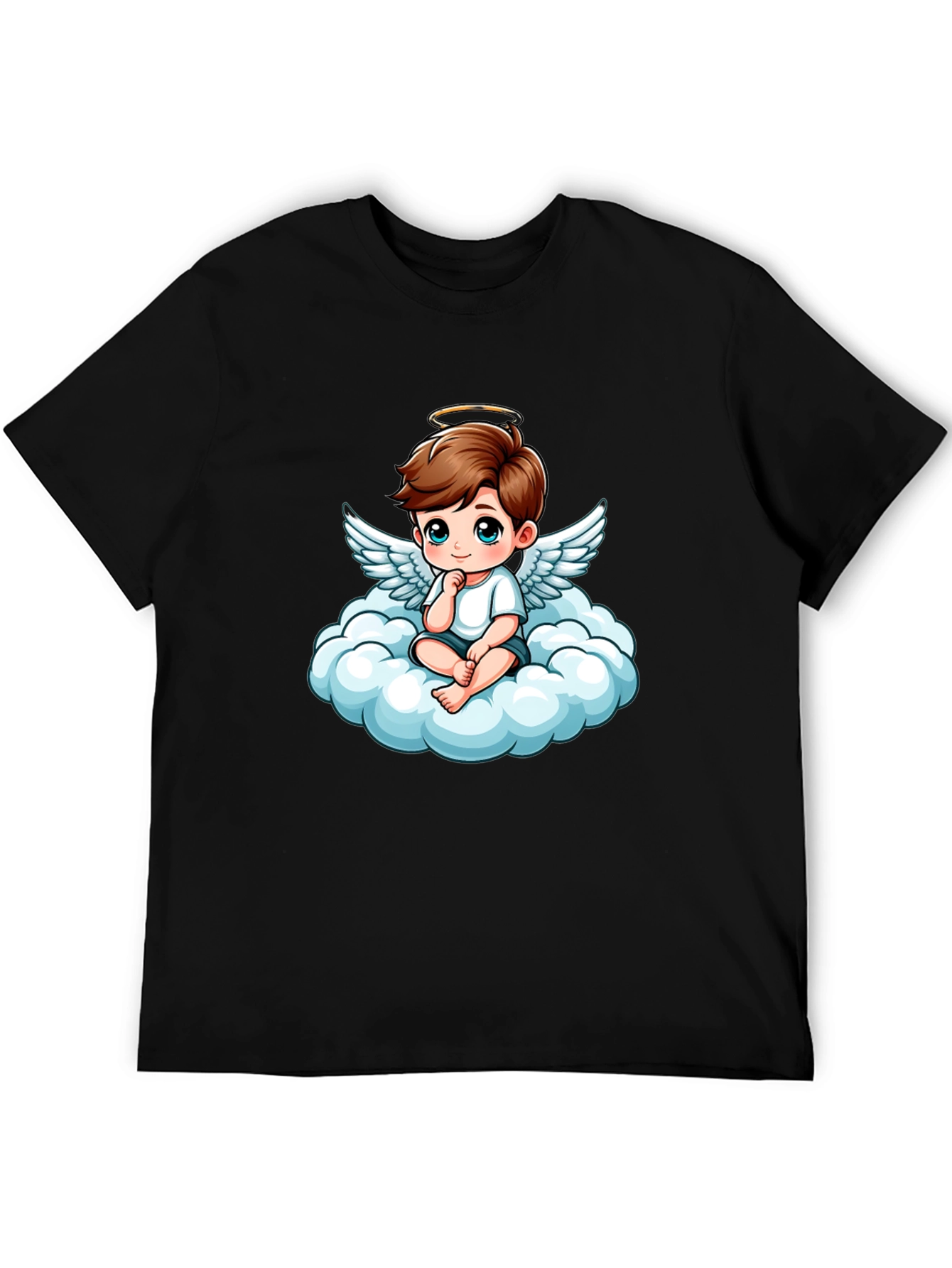 Angel Baby on Cloud T-Shirt - Soft Cotton