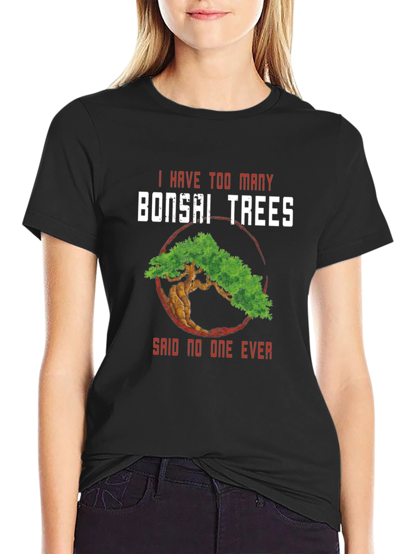 Bonsai Tree Graphic T-Shirt - Gardening Humor Tee
