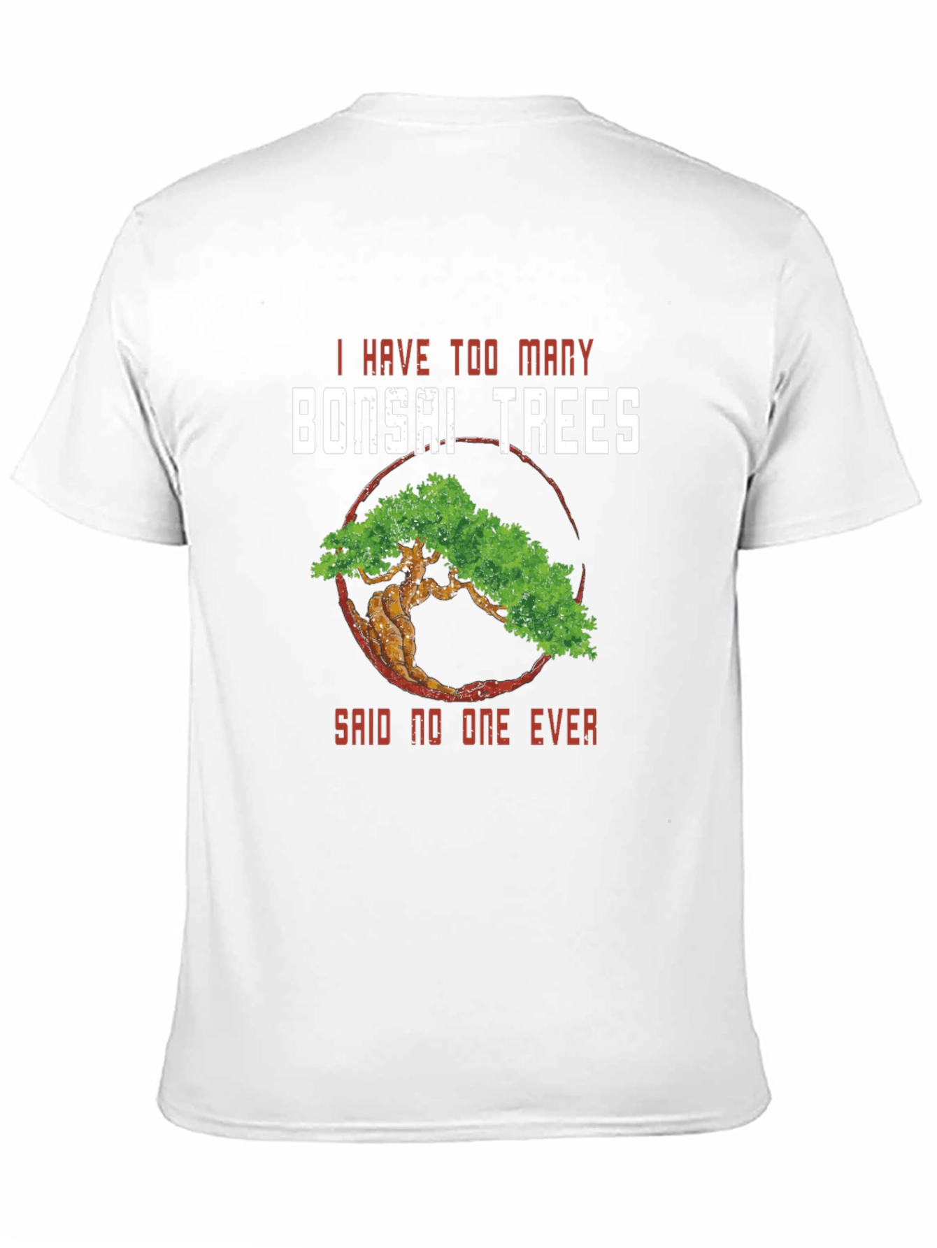 Bonsai Tree Graphic T-Shirt - Gardening Humor Tee