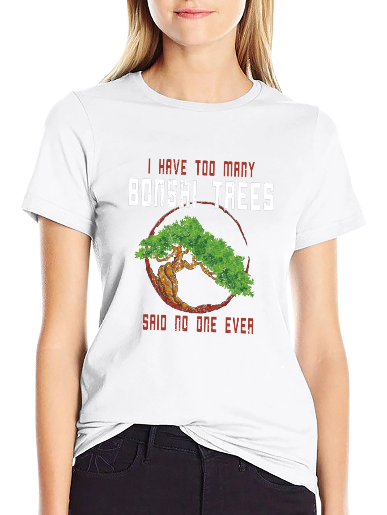 Bonsai Tree Graphic T-Shirt - Gardening Humor Tee