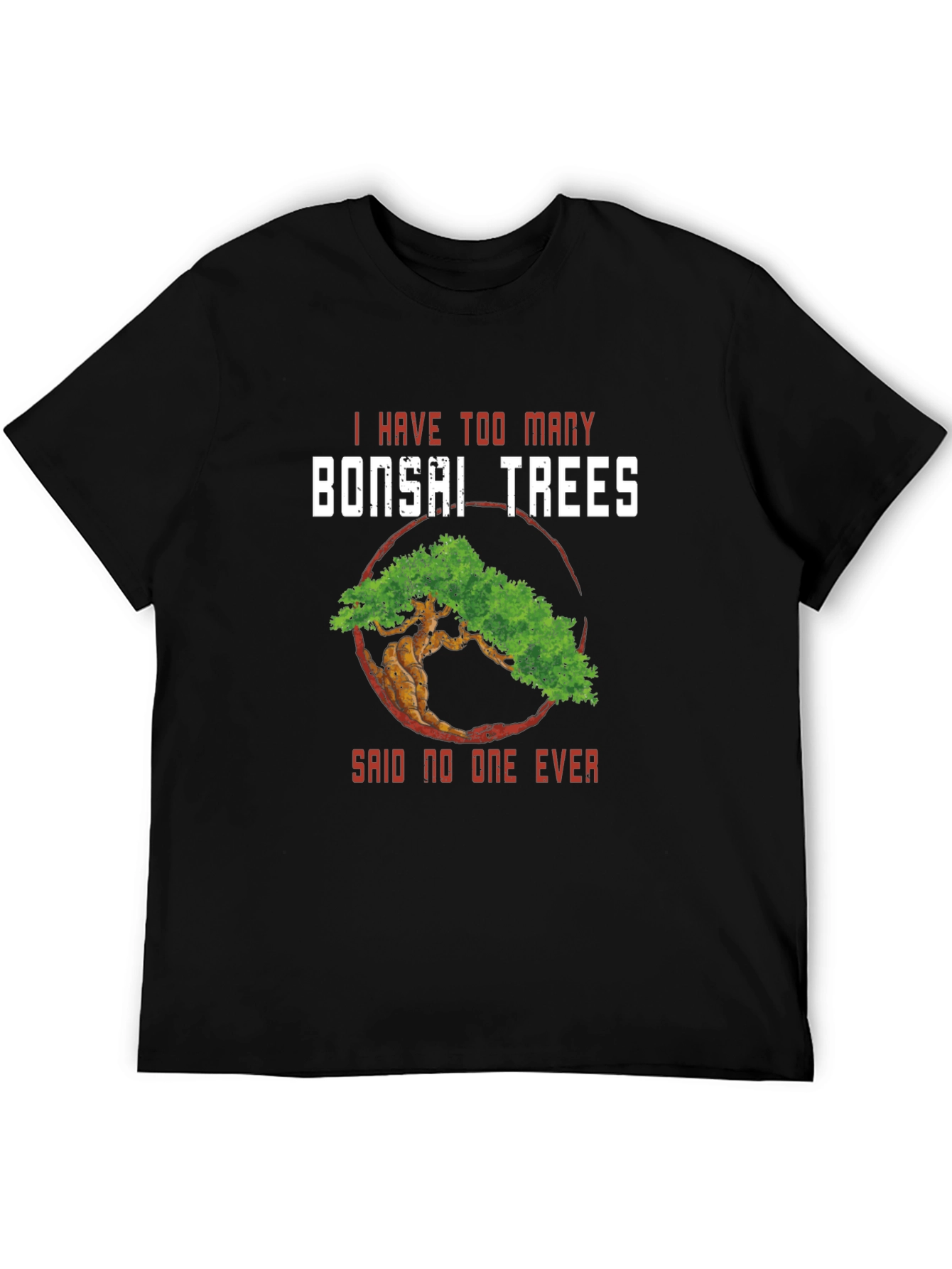 Bonsai Tree Graphic T-Shirt - Gardening Humor Tee