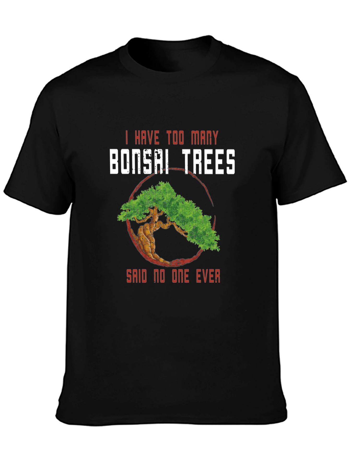 Bonsai Tree Graphic T-Shirt - Gardening Humor Tee