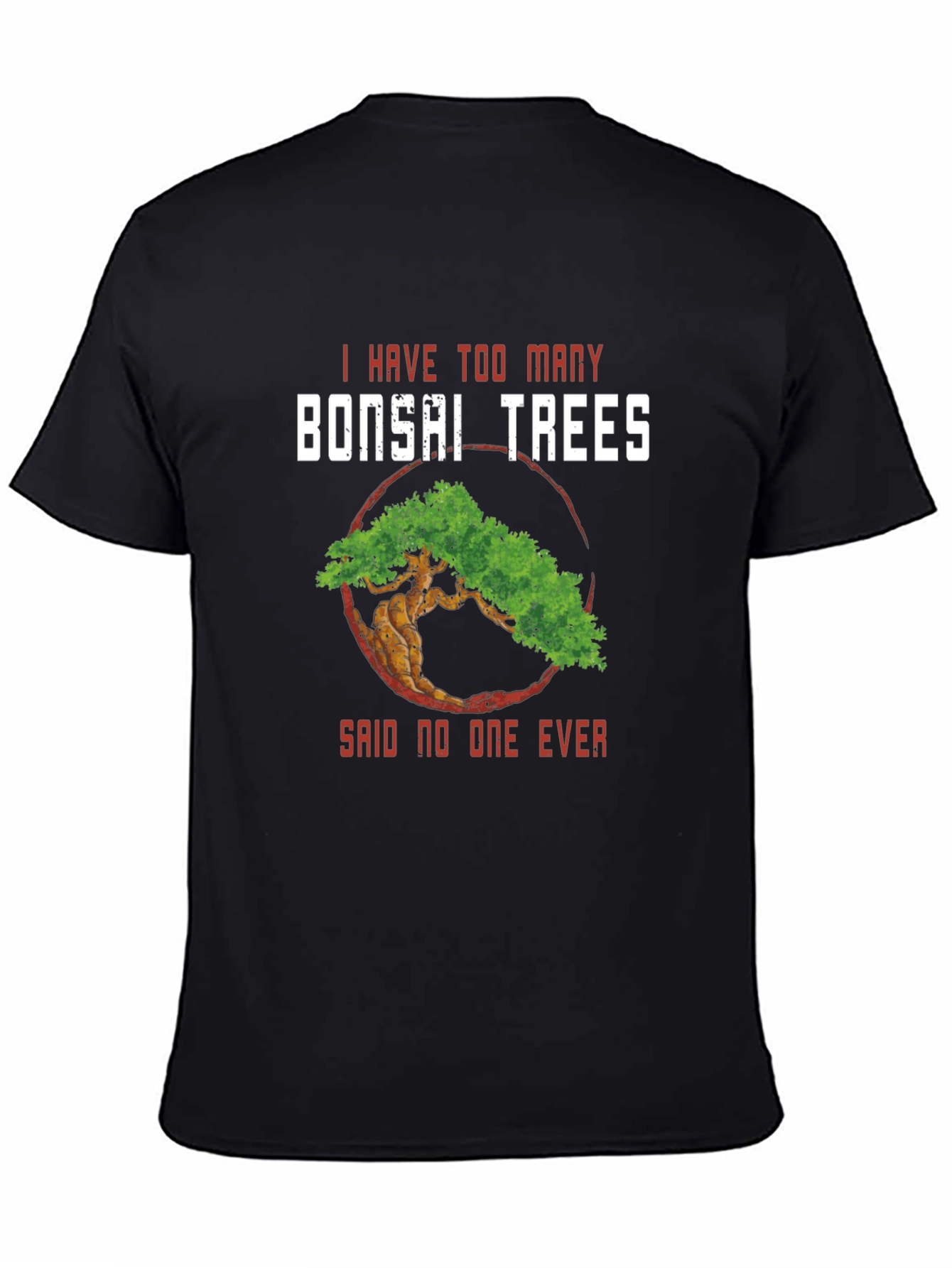 Bonsai Tree Graphic T-Shirt - Gardening Humor Tee