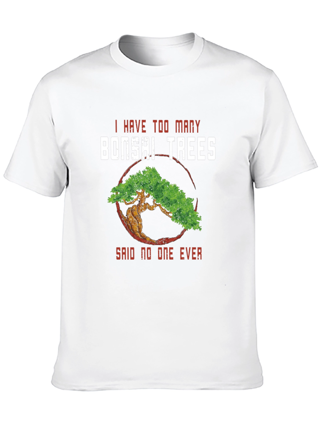 Bonsai Tree Graphic T-Shirt - Gardening Humor Tee