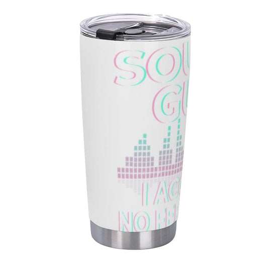 Office-Ready Insulated Stainless Steel Tumbler - Graphic Design Drink Cup