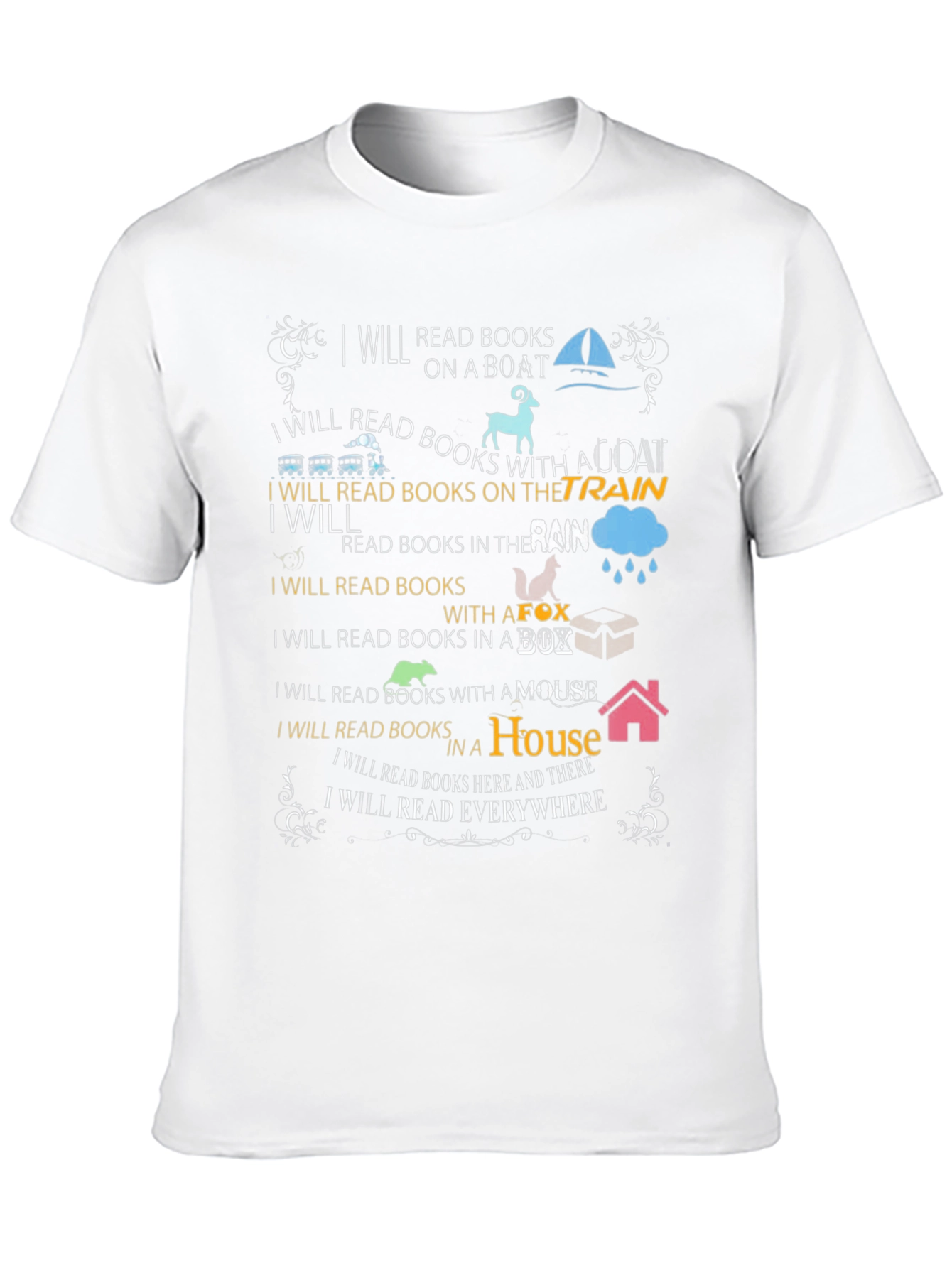 Book Lover T-Shirt: I Will Read Books Everywhere!