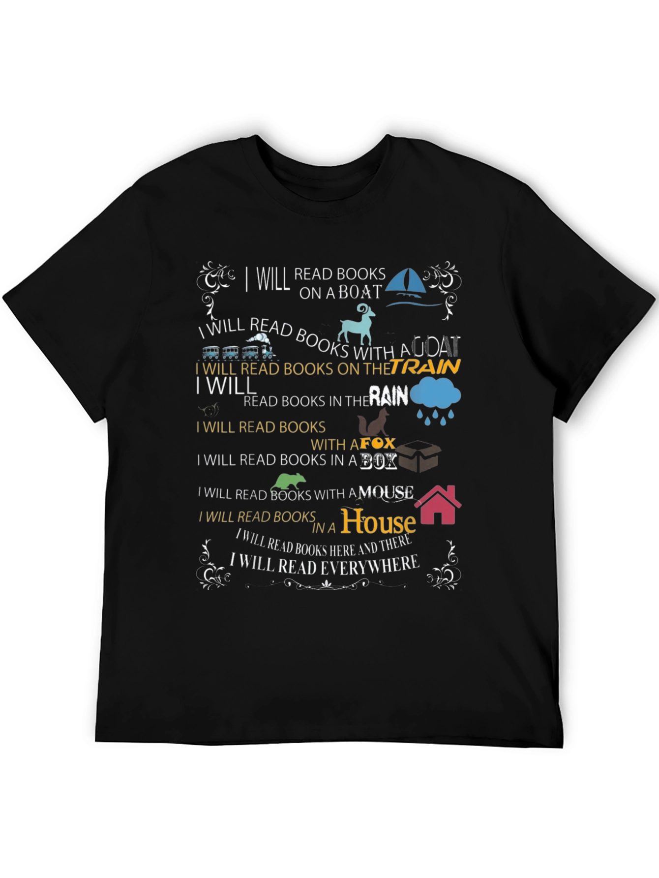 Book Lover T-Shirt: I Will Read Books Everywhere!