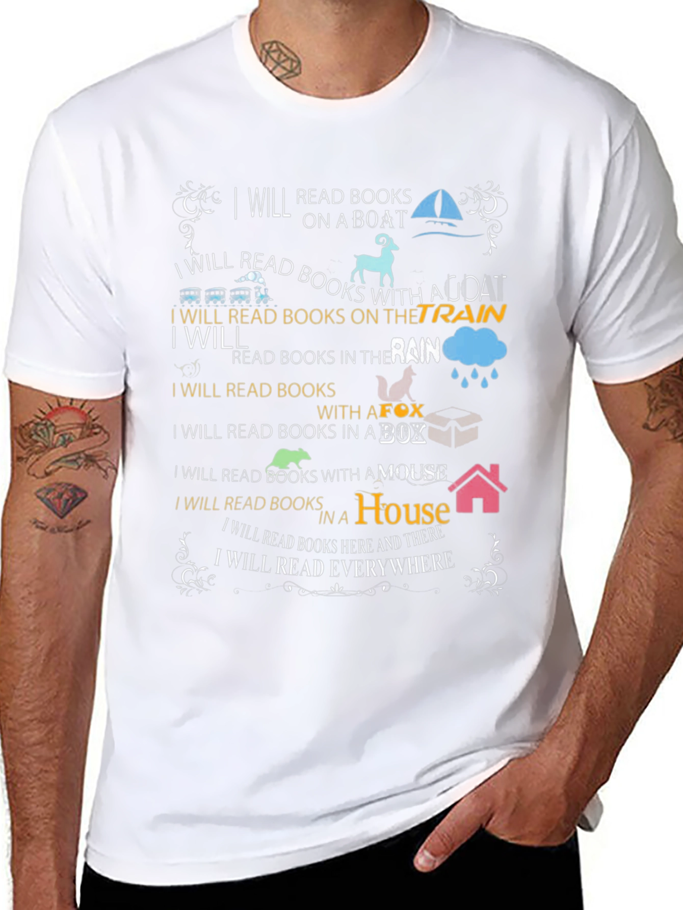 Book Lover T-Shirt: I Will Read Books Everywhere!