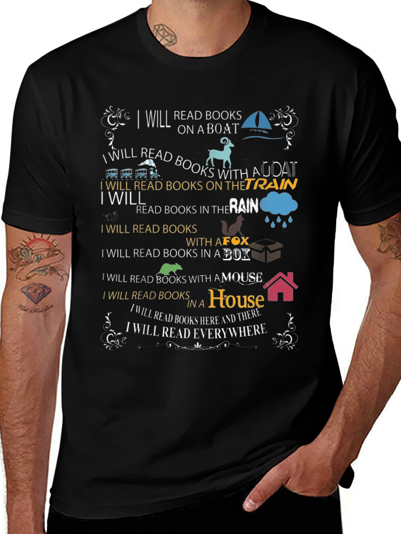 Book Lover T-Shirt: I Will Read Books Everywhere!