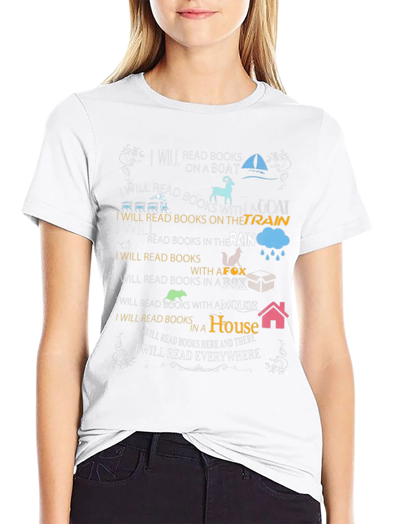 Book Lover T-Shirt: I Will Read Books Everywhere!