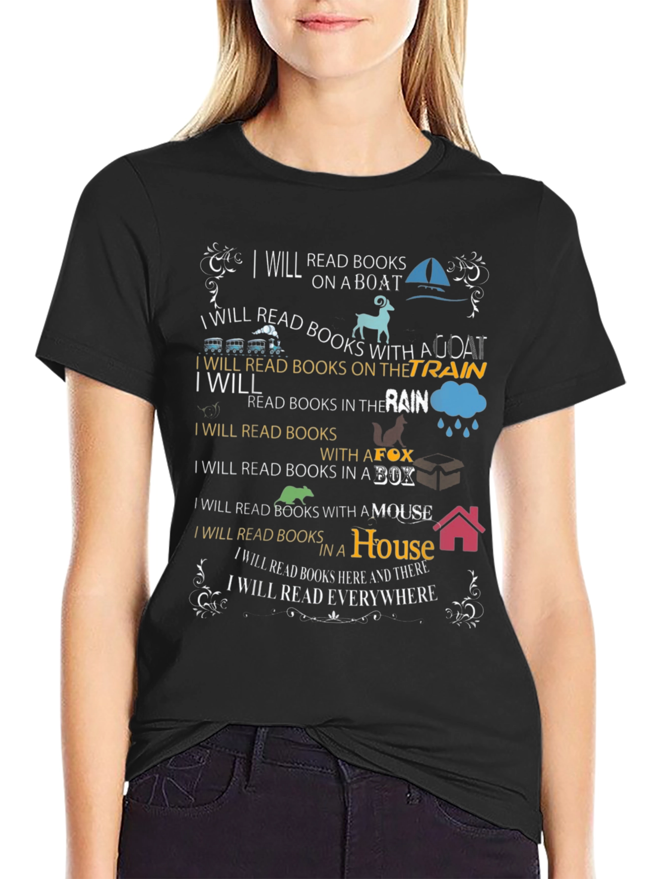 Book Lover T-Shirt: I Will Read Books Everywhere!
