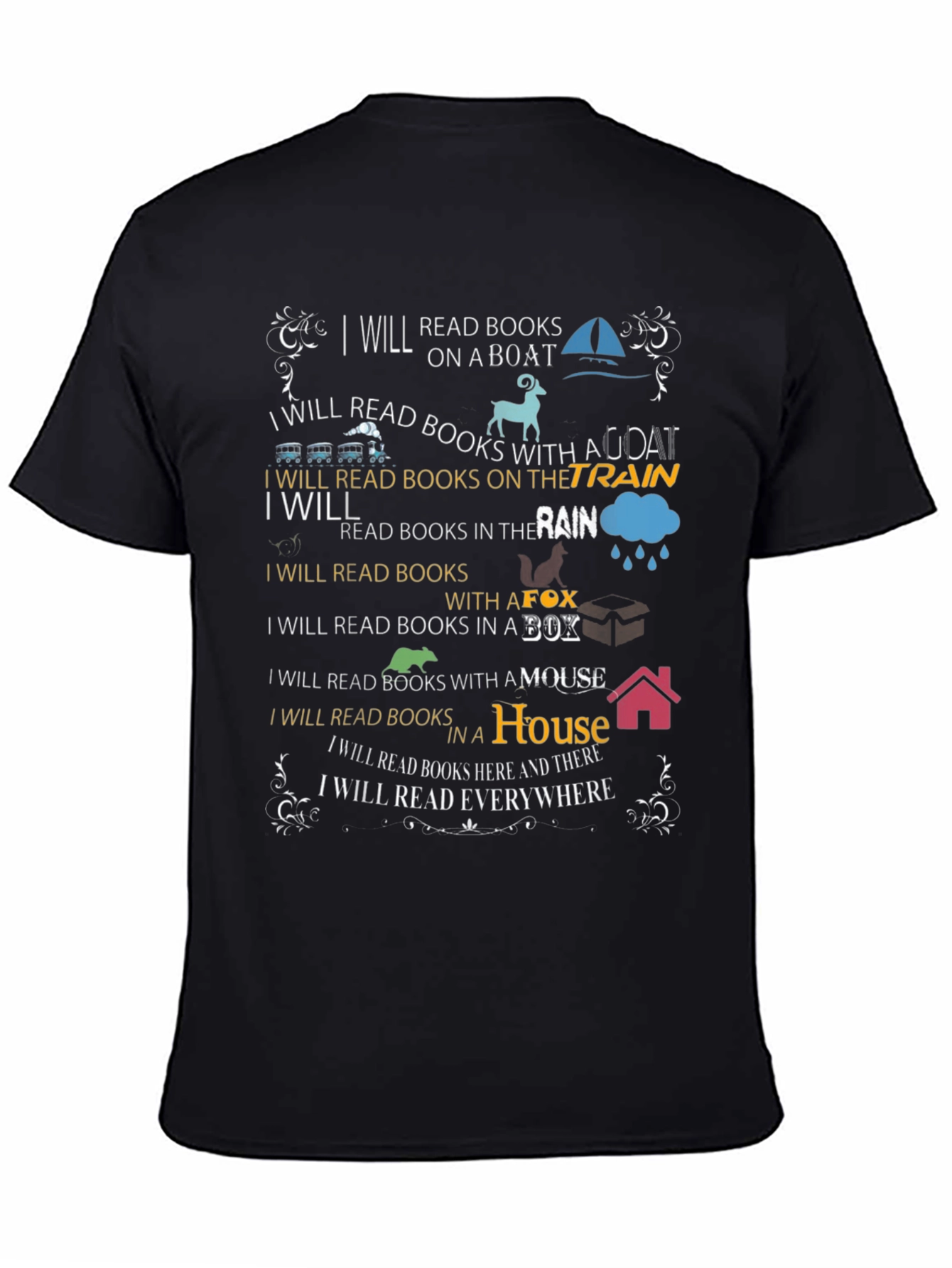 Book Lover T-Shirt: I Will Read Books Everywhere!