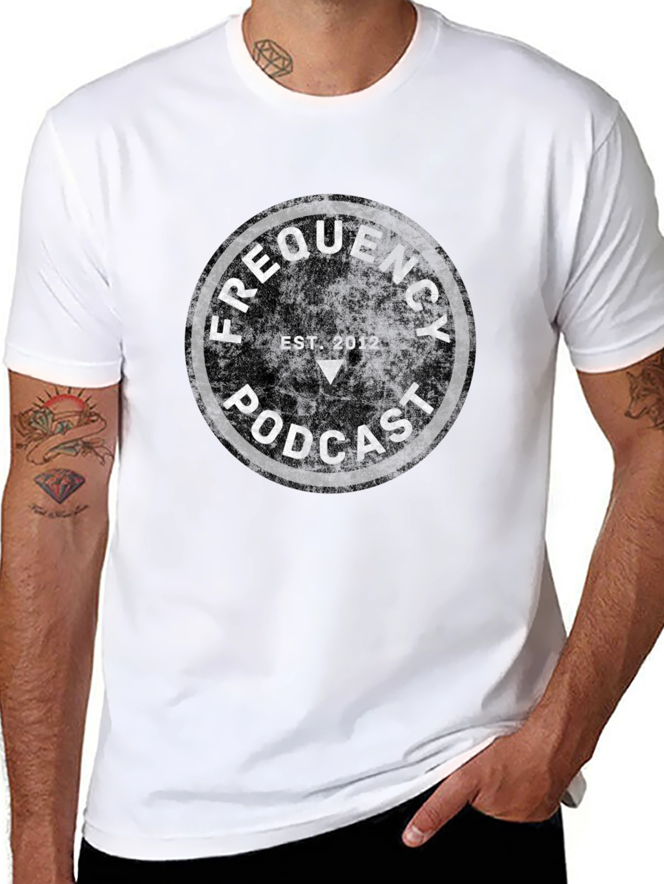 Frequency Podcast Black T-Shirt