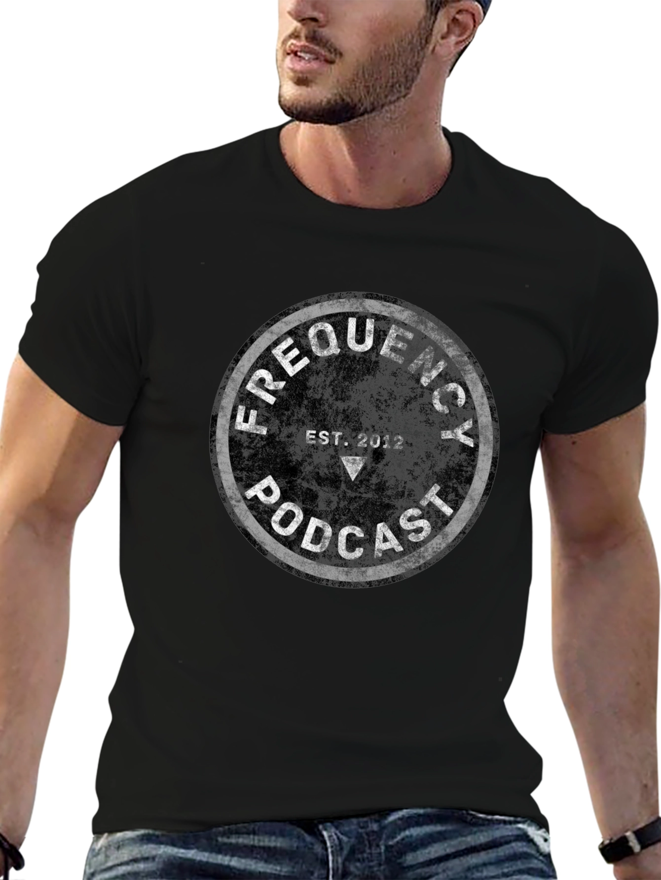 Frequency Podcast Black T-Shirt