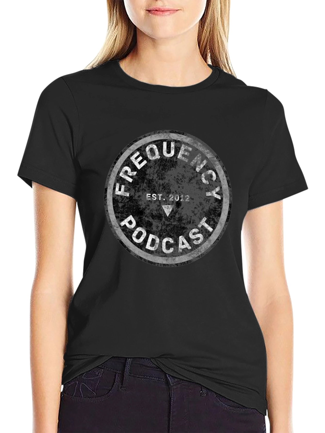Frequency Podcast Black T-Shirt