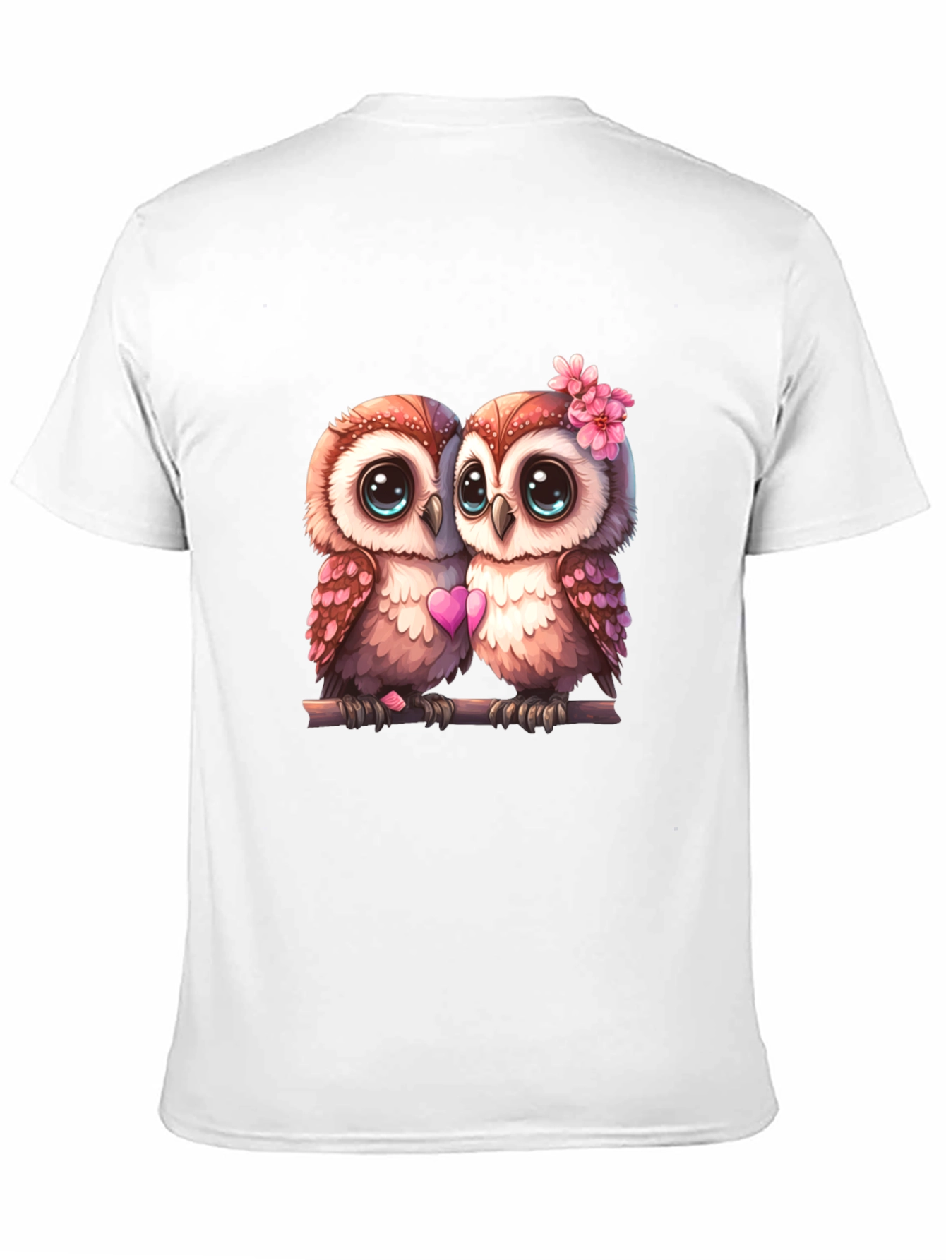 Owl Love T-Shirt - Cute Couple Owls Graphic Tee